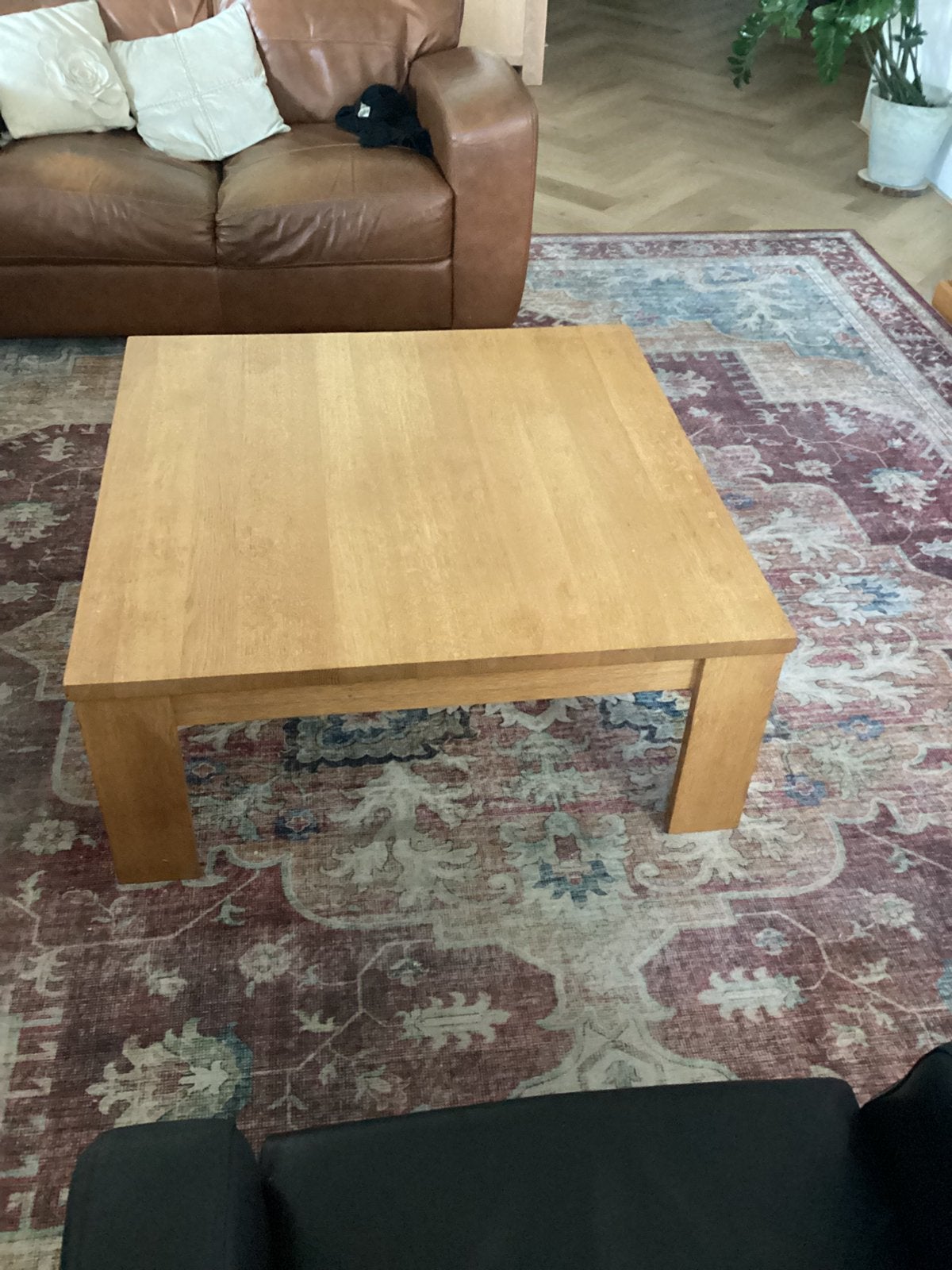 Salontafel, Ophalen, Gebruikt, 50 tot 100 cm, Vierkant