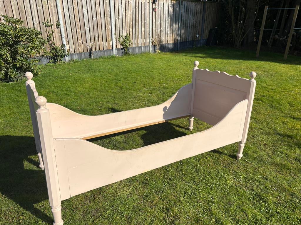 Brocant kinder ledikant, Ophalen, Gebruikt, 190 cm of minder, 80 cm