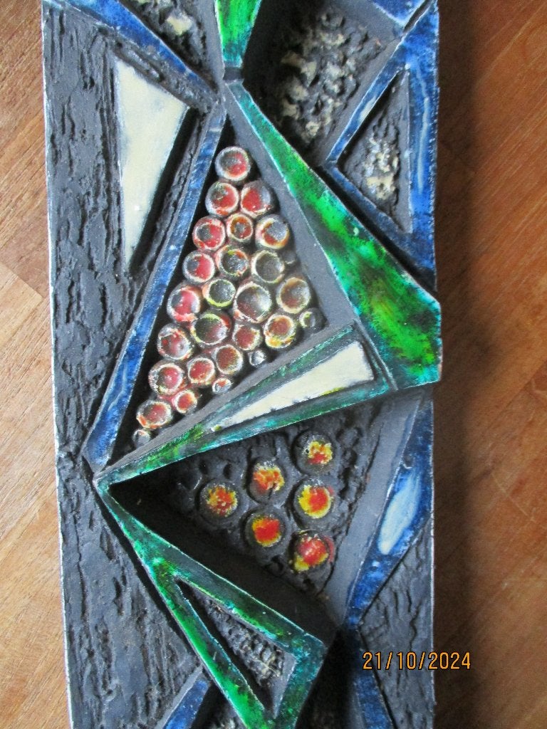 Abstract wanddecoratie brutalist decoratie muur brutalism, Ophalen of Verzenden