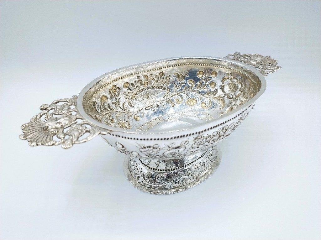 Friese zilveren brandewijnkom, ca. 1780, Verzenden, Zilver