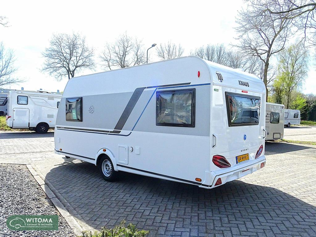 Knaus Sport 460 EU Mover, luifel, fietsenrek, Caravans en Kamperen, Standaardzit, Bedrijf, Knaus, Schokbreker