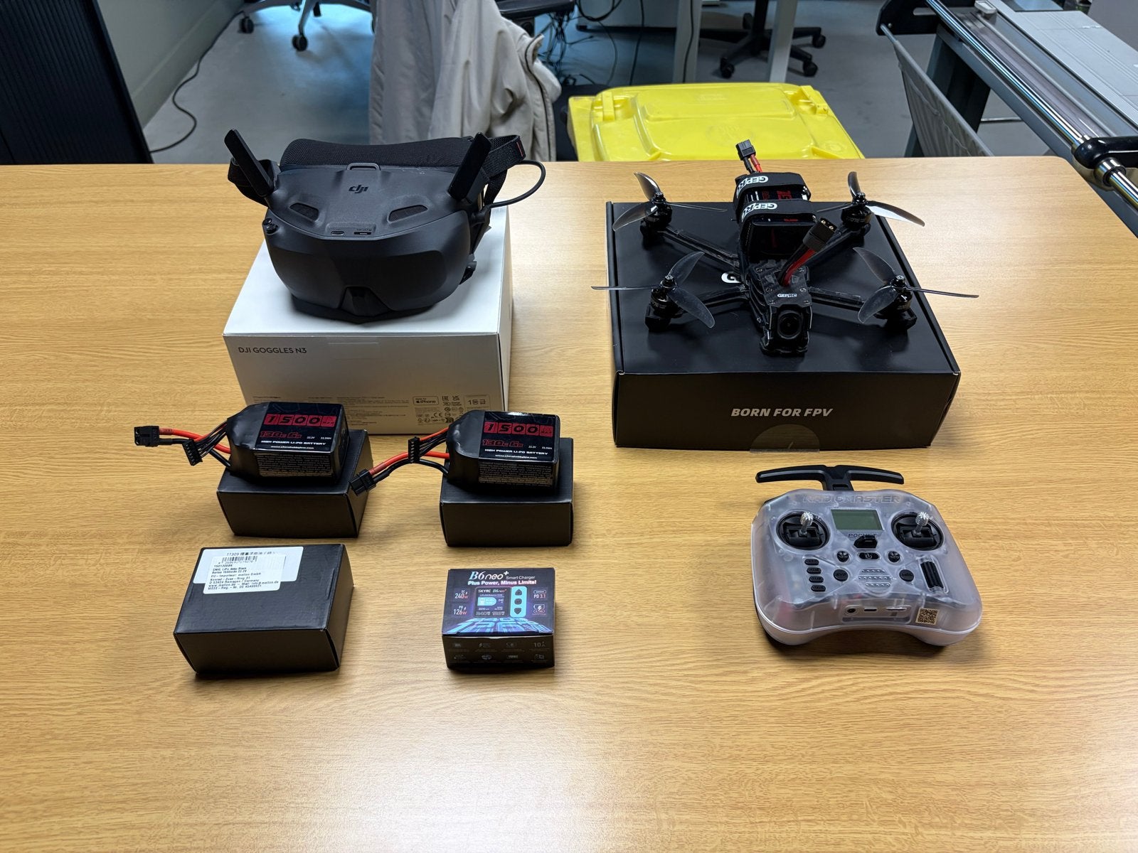 Vapor D5 FPV Drone Set met DJI Goggles N3, Radiomaster etc., Audio, Tv en Foto, Drones, 250 tot 900 gram, Overige merken, Ophalen of Verzenden