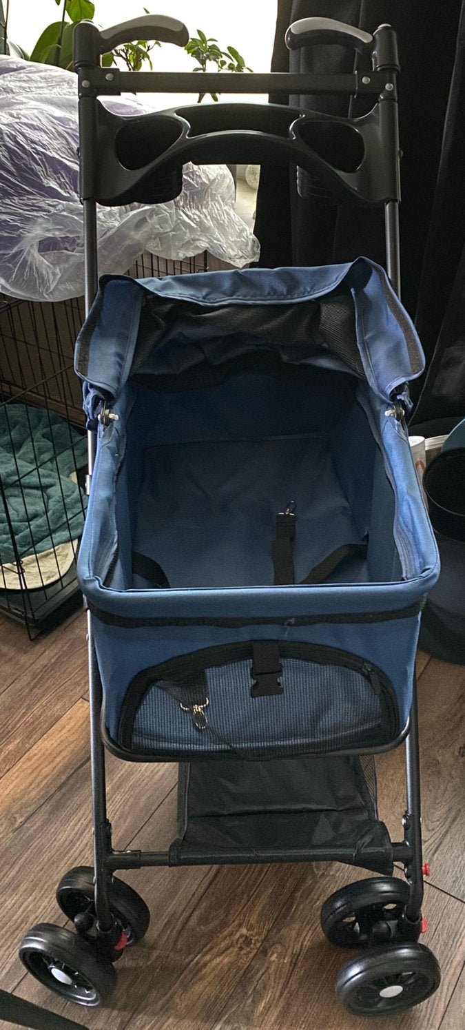Gloednieuwe Blauwe Honden Buggy (Alleen Ophalen), Dieren en Toebehoren, Ophalen, Zo goed als nieuw