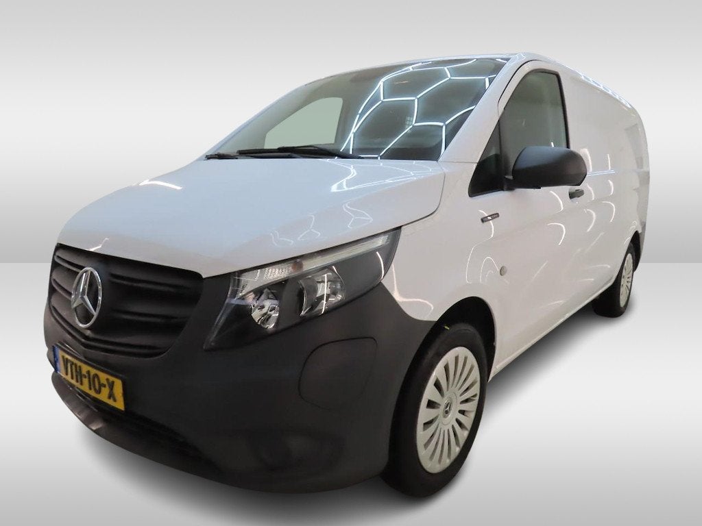 Mercedes-Benz eVito Lang 66 kWh Bott Vario Inrichting, Auto's, Stof, Gebruikt, 116 pk, Wit