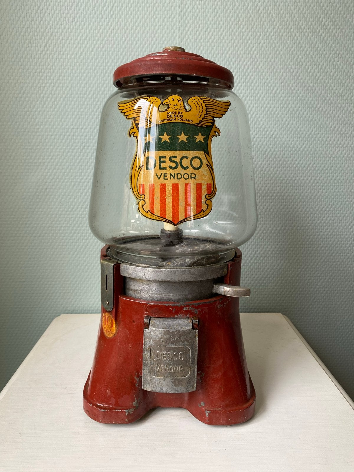 Vintage Desco Vendor Snoep, pinda automaat., Ophalen of Verzenden