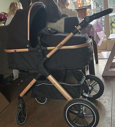 Kinderwagen lorreli viola 3 in 1, Kinderen en Baby's, Kinderwagens en Combinaties, Met autostoeltje, Zo goed als nieuw, Ophalen