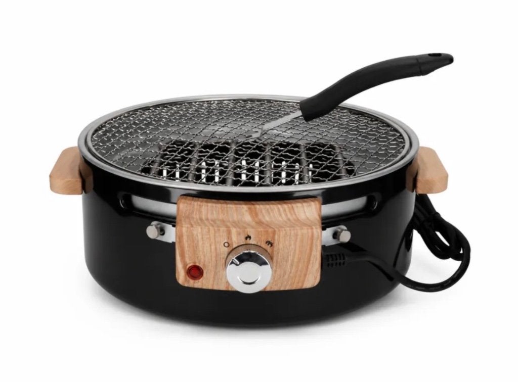 Norländer Hybride BBQ - Elektrisch of Houtskool, Ophalen, Zo goed als nieuw, Norländer