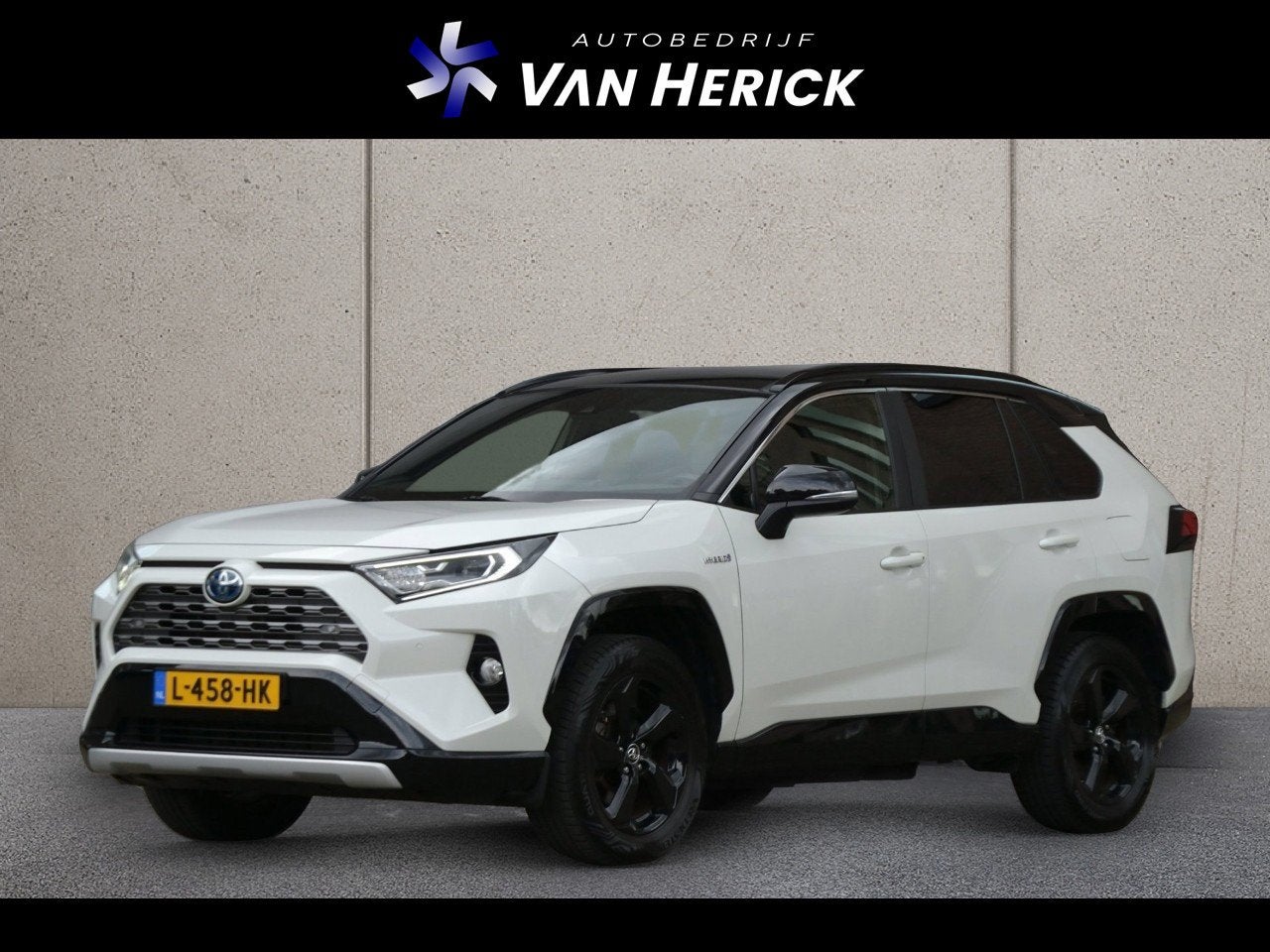 Toyota RAV4 2.5 Hybrid Bi-Tone | Panoramadak | Trekhaak | Ac, Gebruikt, 4 cilinders, 2487 cc, Leder en Stof