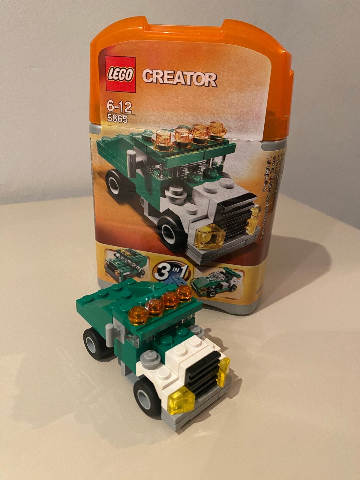 Lego Creator 5865 Mini Truck - 100% Compleet met doos en boe, Lego, Ophalen of Verzenden, Zo goed als nieuw, Compleet