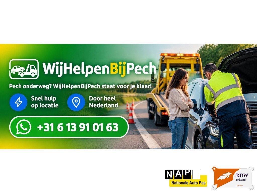 PECH OF TRANSPORT NODIG? 0613910163, Auto's, Gebruikt, Euro 6, 4 cilinders, Origineel Nederlands