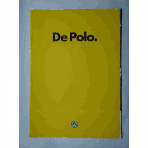 Volkswagen Polo Brochure 1983 #1 Nederlands, Ophalen of Verzenden, Gelezen, Volkswagen