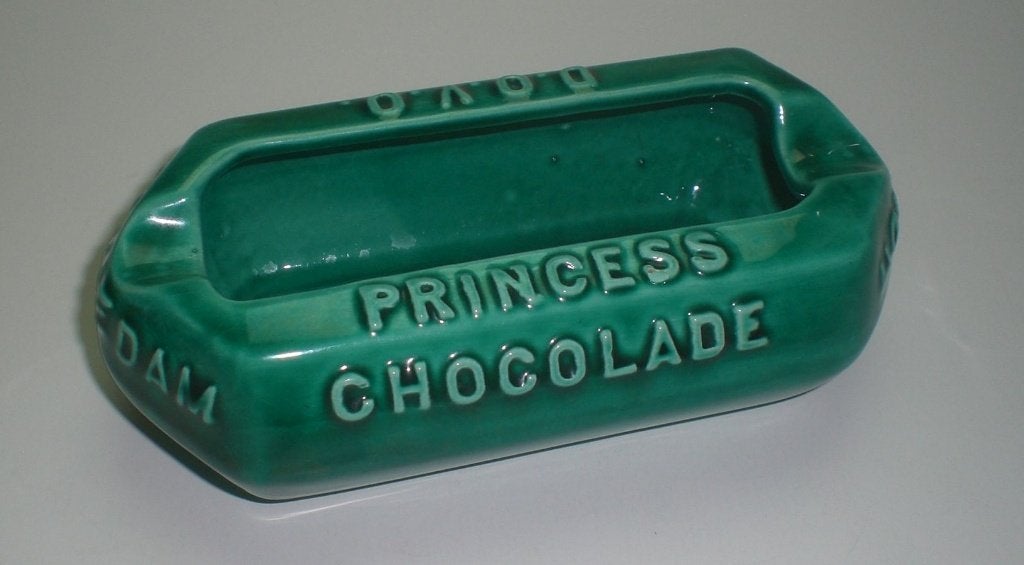 Asbakje Princess Chocolade Schiedam, Ophalen of Verzenden, Gebruikt, Verpakking