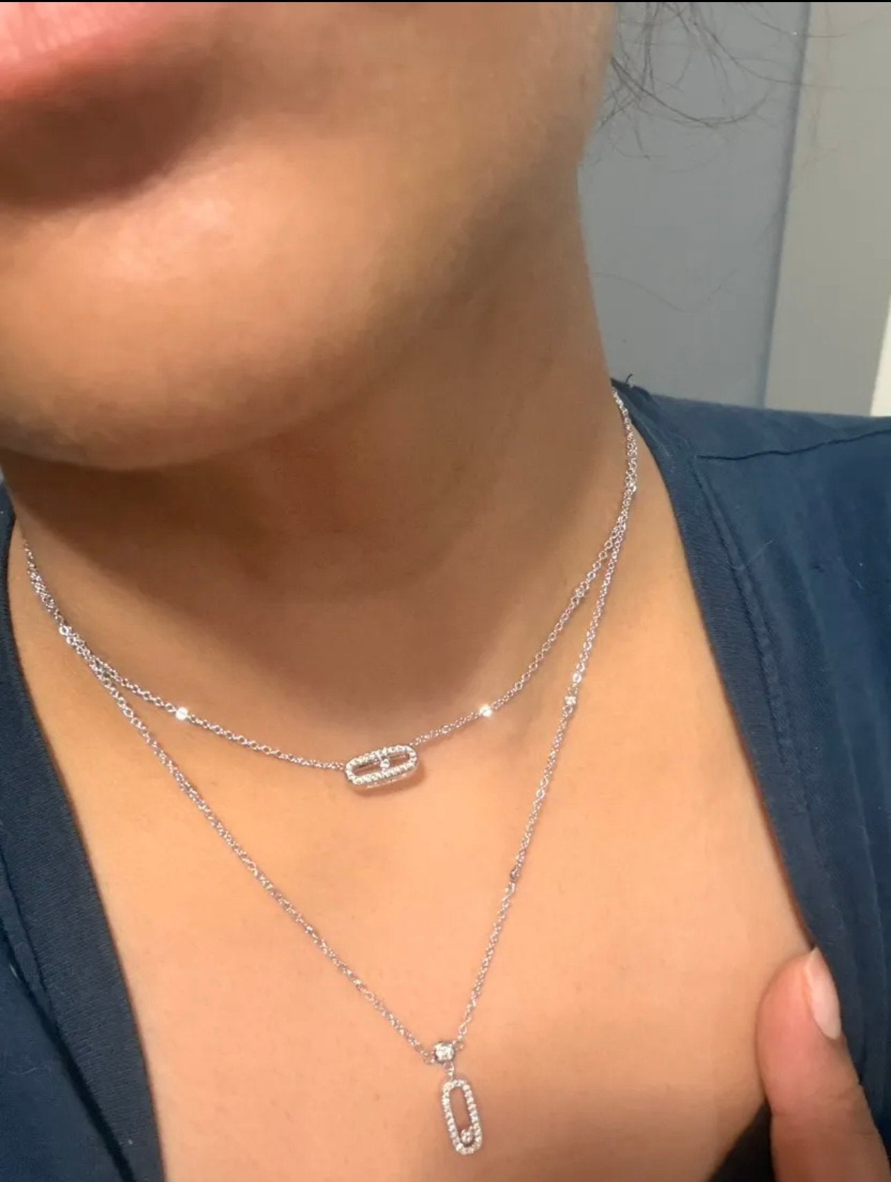 MESSIKA KETTING, Ophalen of Verzenden, Nieuw, Zilver, Overige materialen