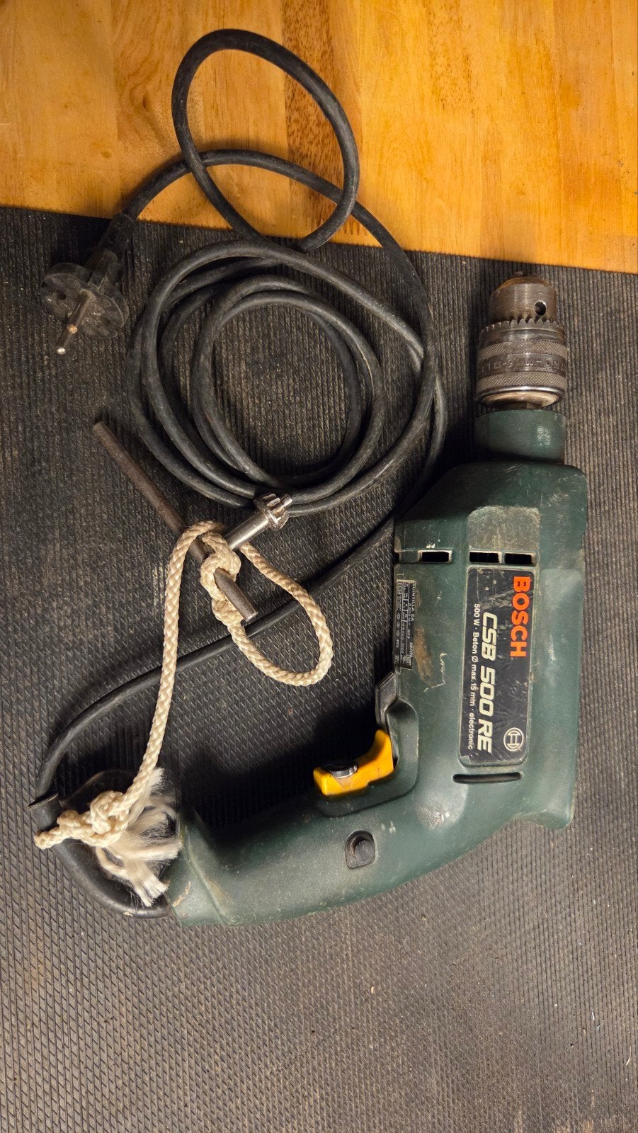 Bosch CSB 500 RE Elektrische Boormachine - Goede Staat, Boormachine, Gebruikt, Ophalen of Verzenden, Variabele snelheid