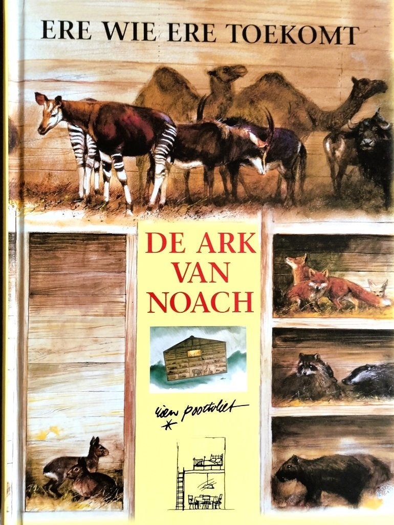 Rien Poortvliet Zondvloed -Ark van Noach Ere wie ere toekomt, Boeken, Ophalen of Verzenden, Zo goed als nieuw, Rien Poortvliet