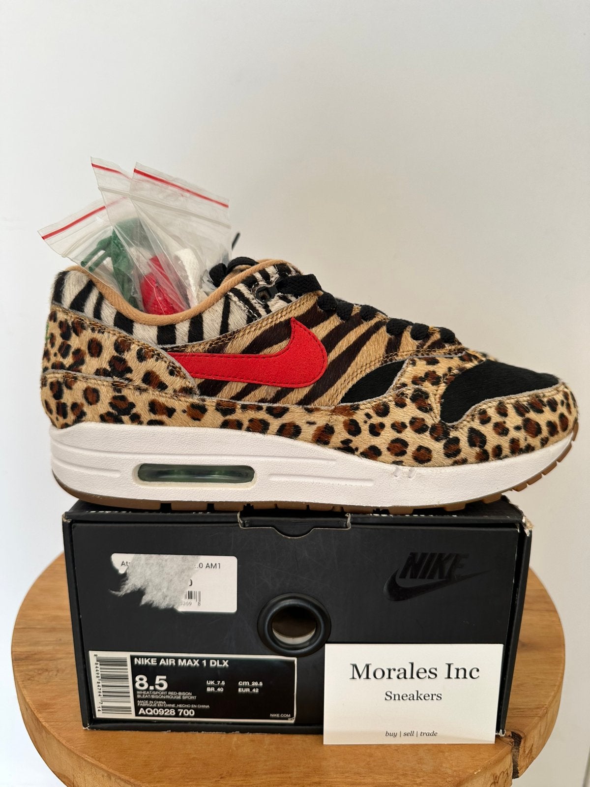 Nike Air Max 1 Atmos Animal Pack 2.0 (2018) EU 42 goed, Ophalen of Verzenden, Overige kleuren
