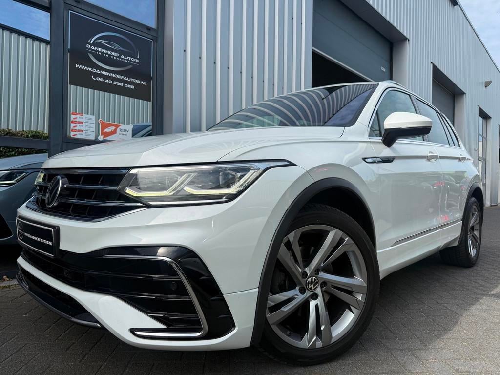 Volkswagen TIGUAN 1.5 TSI R-Line panoramadak parelmoer wit, 1441 kg, 15 km/l, Euro 6, 4 cilinders