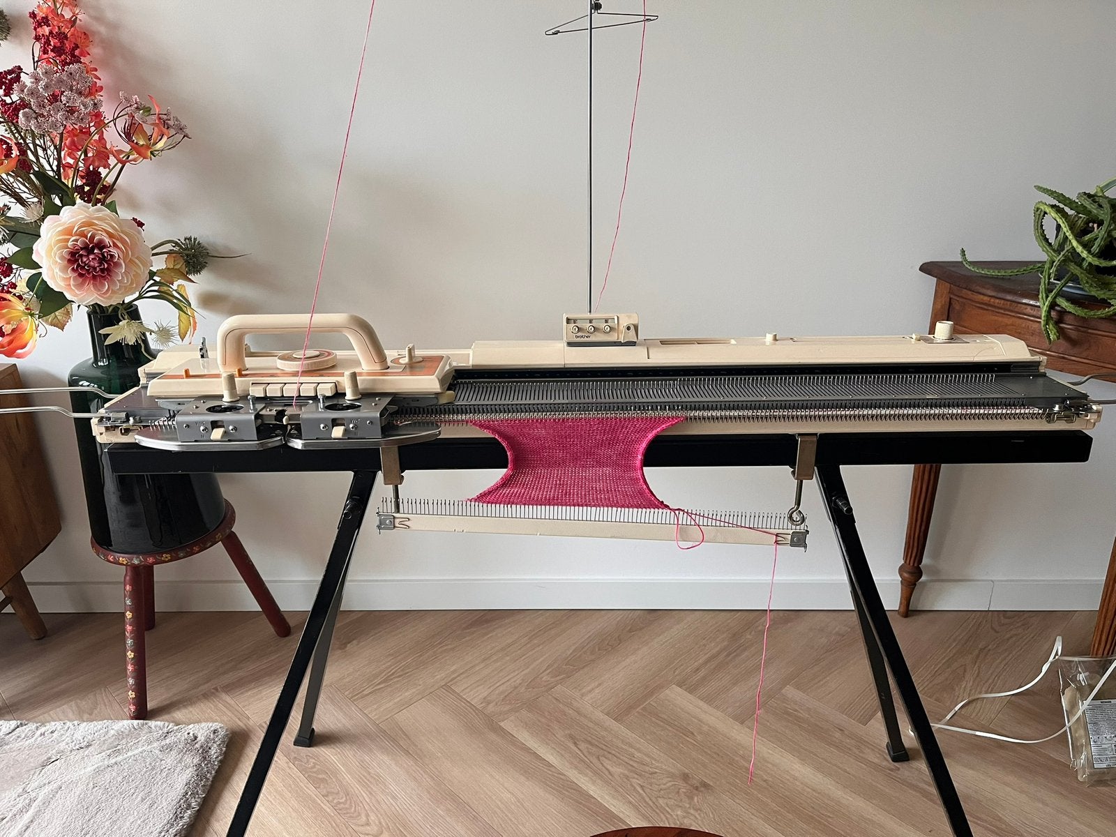 Breimachine, Ophalen, Gebruikt, Breien, Machine