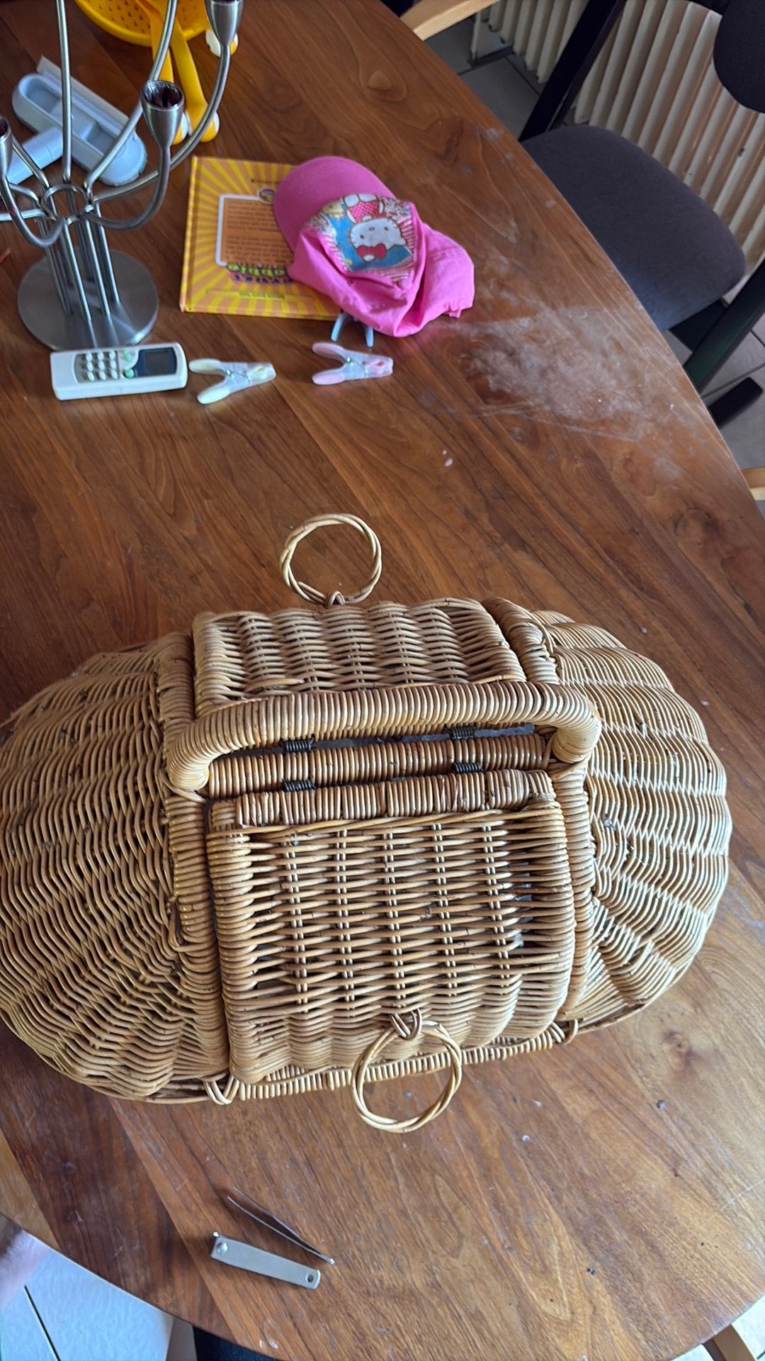 Tr gekke picknick mand. In zeer hoede staat, Ophalen of Verzenden, Zo goed als nieuw