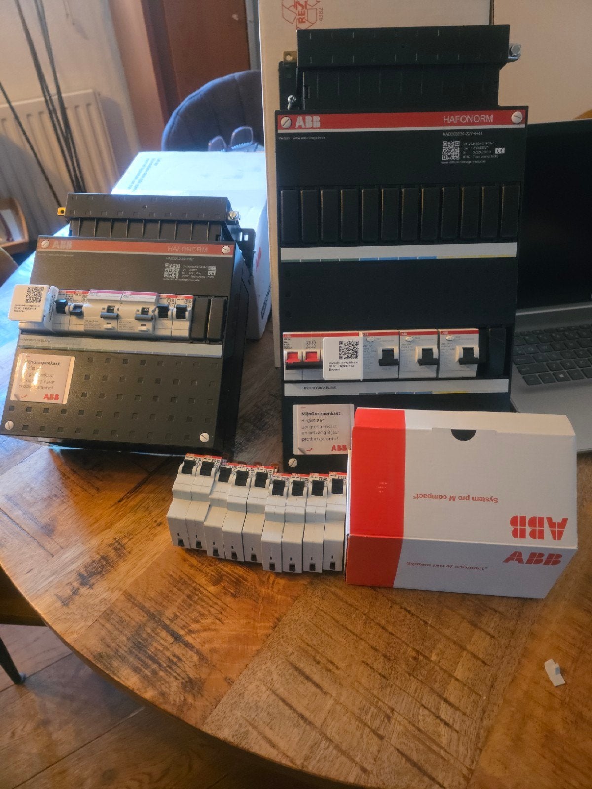 ABB Hafonorm Groepenkast met Installatieautomaten, Doe-het-zelf en Verbouw, Ophalen of Verzenden, Nieuw, ABB, Groepenkast