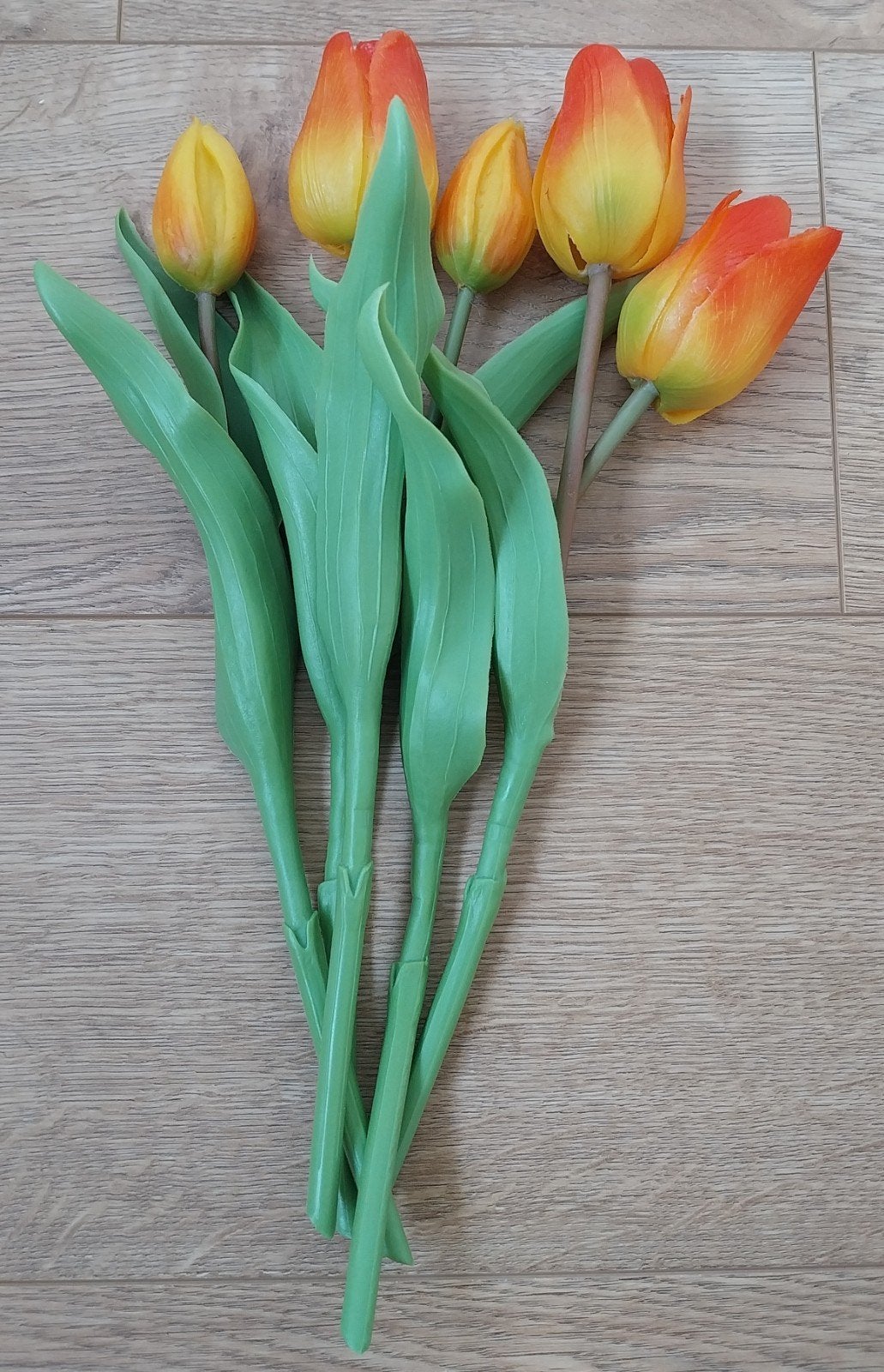 Kunstbloemen tulpen, Ophalen of Verzenden, Zo goed als nieuw