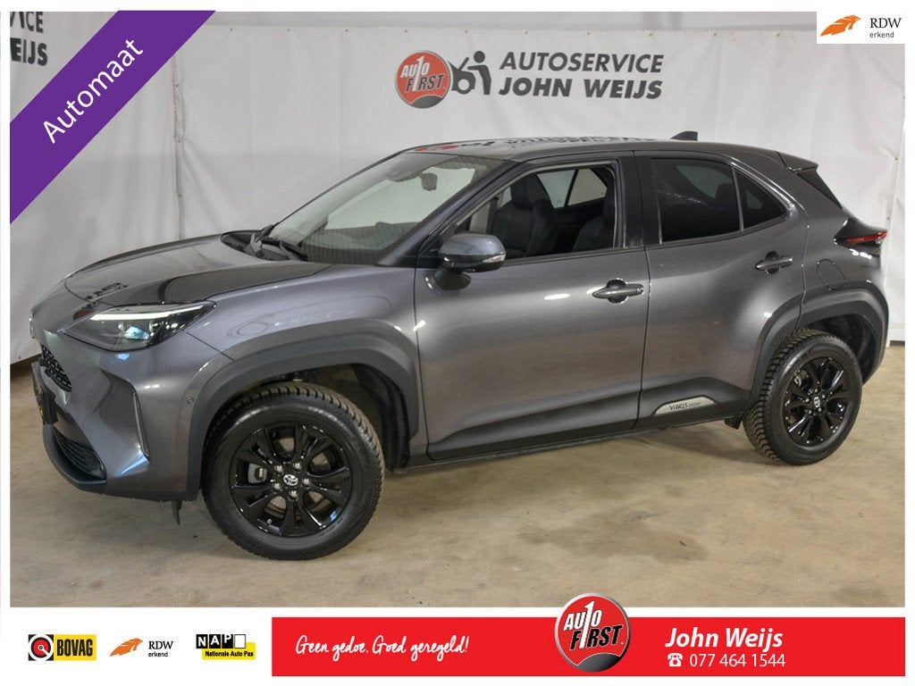 Toyota Yaris Cross 1.5 Hybrid achteruitrijcamera, elektr.ach, Auto's, Toyota, Gebruikt, Leder en Stof, 1490 cc, Bedrijf