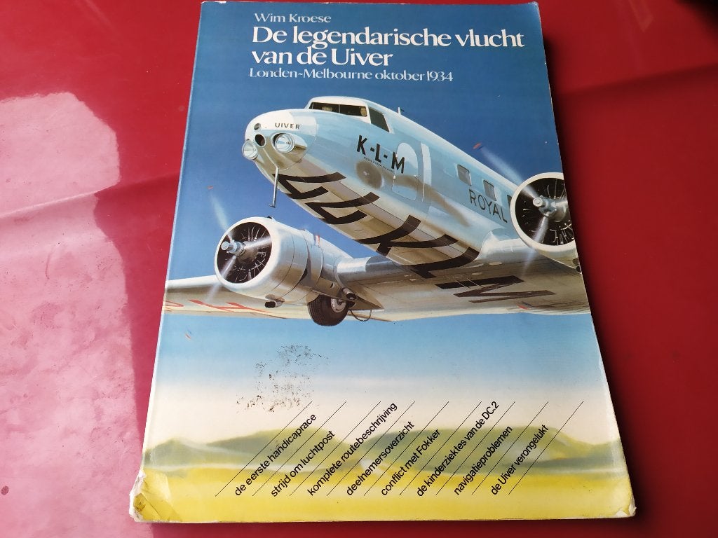 De legendarische vlucht van de Uiver - Wim Kroese, Ophalen of Verzenden, Gelezen, Vliegtuig