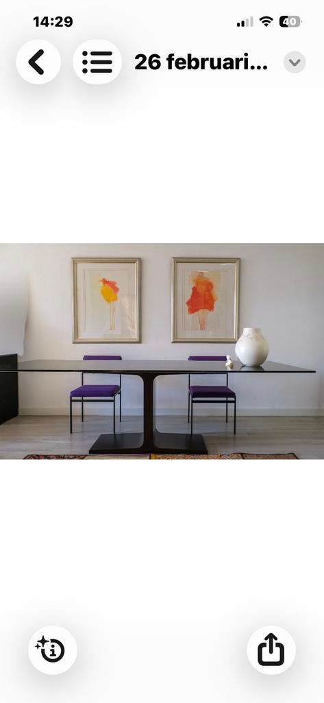 Eettafel Palace van Sovet, Huis en Inrichting, Tafels | Eettafels, Ophalen, 200 cm of meer, 50 tot 100 cm, Zo goed als nieuw