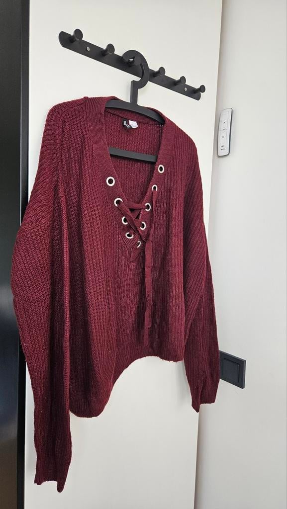Dames trui bordeaux, Ophalen of Verzenden, Zo goed als nieuw, Rood, Trui of Vest