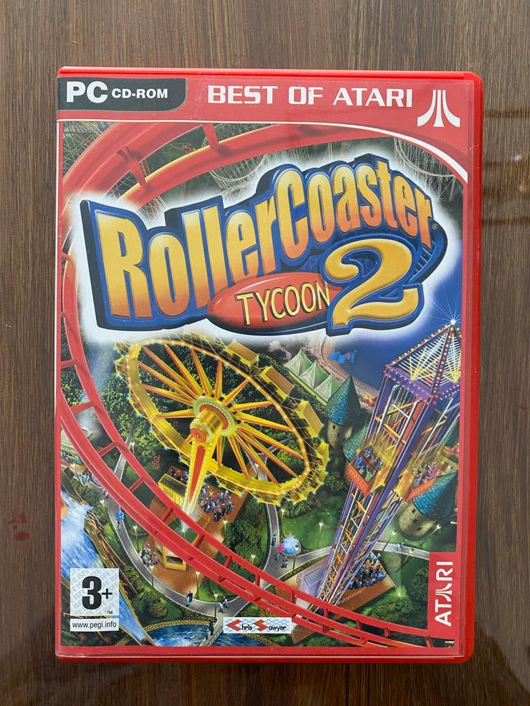 RollerCoaster Tycoon 2 PC CD-ROM, Spelcomputers en Games, Games | Pc, 1 speler, Eén computer, Ophalen of Verzenden, Zo goed als nieuw