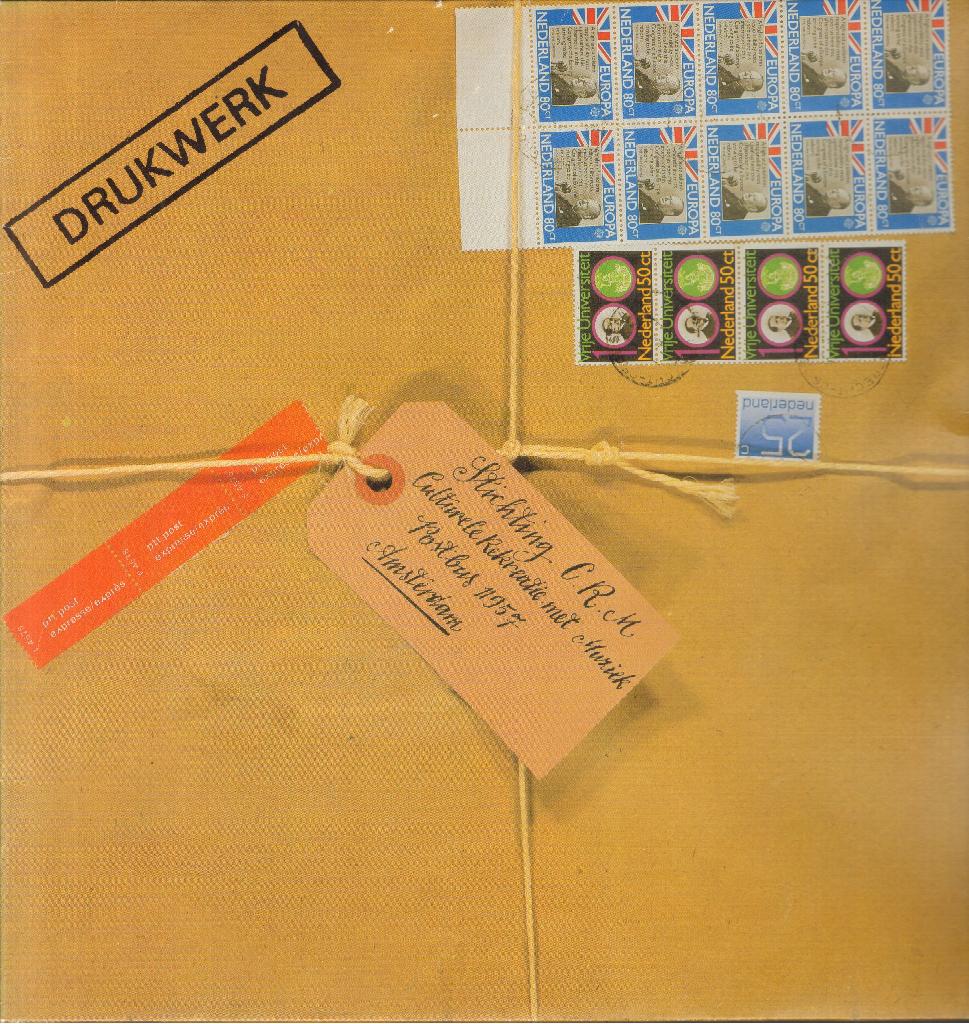 DRUKWERK Harry Slinger LP NEDERPOP 1981 *DC, Cd's en Dvd's, Vinyl | Nederlandstalig, 1980 - 1989, Ophalen of Verzenden, Zo goed als nieuw