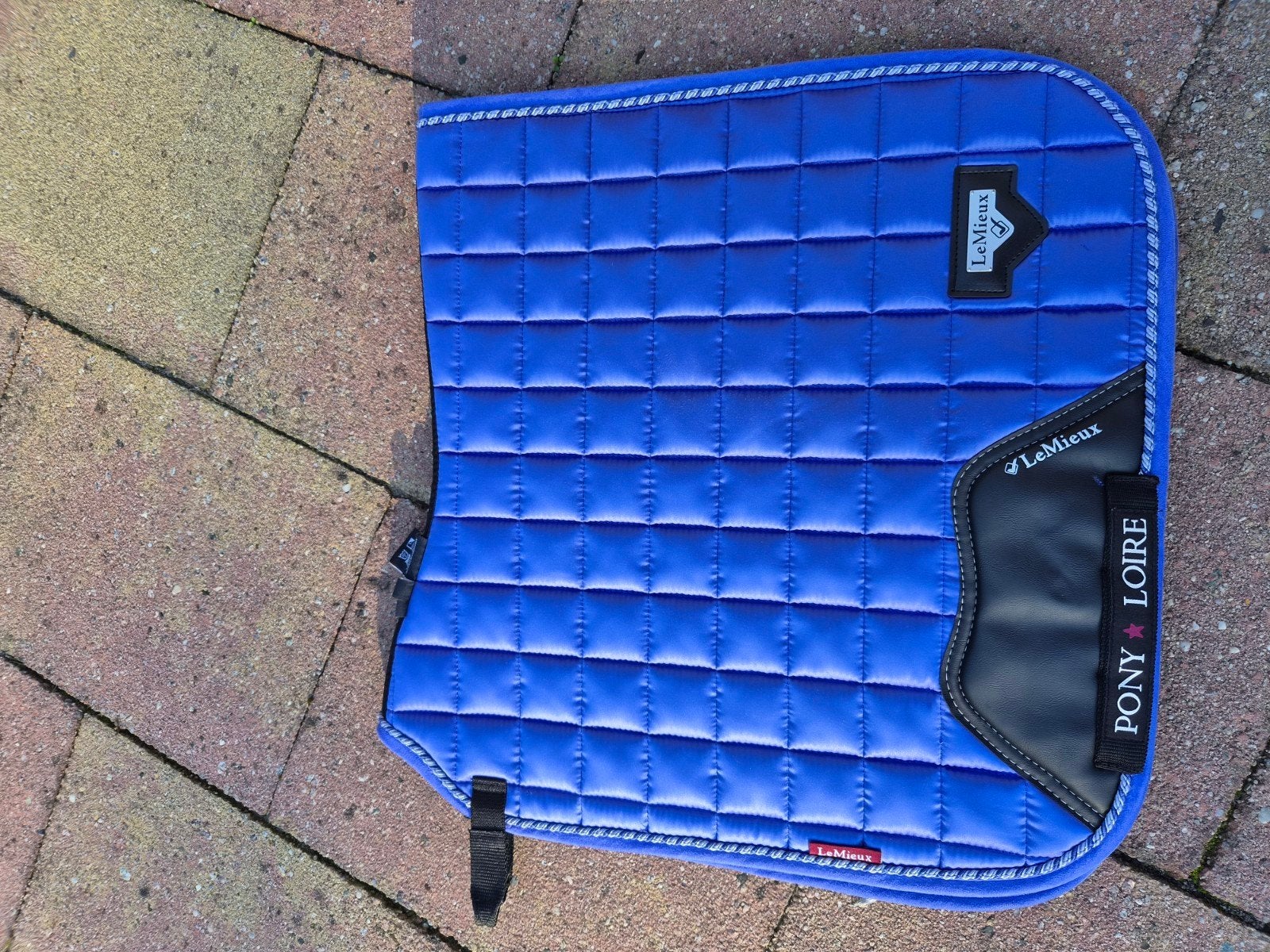 Lemieux pony dressuur Paars/blauw, Dressuurdekje, Ophalen of Verzenden, Zo goed als nieuw, Pony (P)