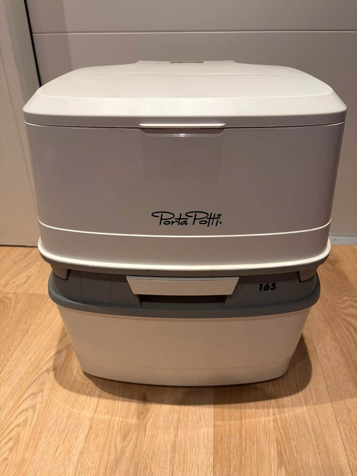 Porta potti, Ophalen, Gebruikt