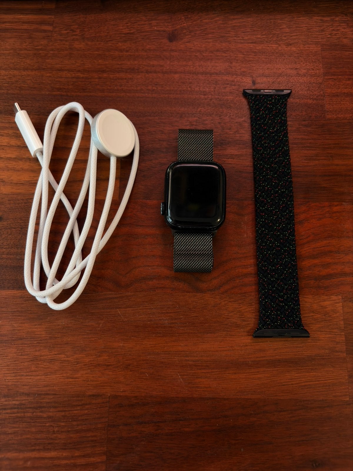 Apple Watch Series 9 • 41mm, Gebruikt, Zwart, IOS, Ophalen of Verzenden