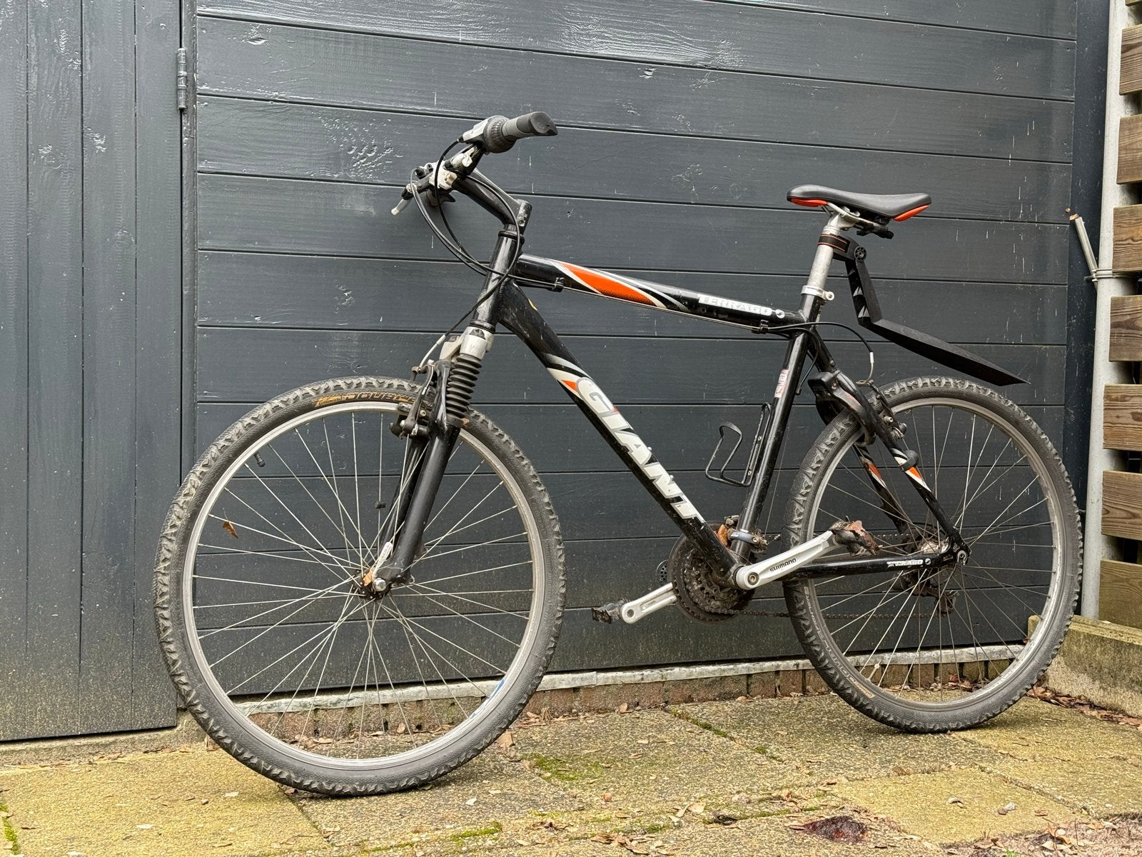 Giant mountainbike met ontbrekende bout achterwiel, Hardtail, Ophalen, Gebruikt, Giant