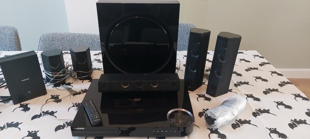 Samsung Home Cinema Set 5.1 met Blu-ray speler, Gebruikt, Blu-ray-speler, 70 watt of meer, 5.1-systeem