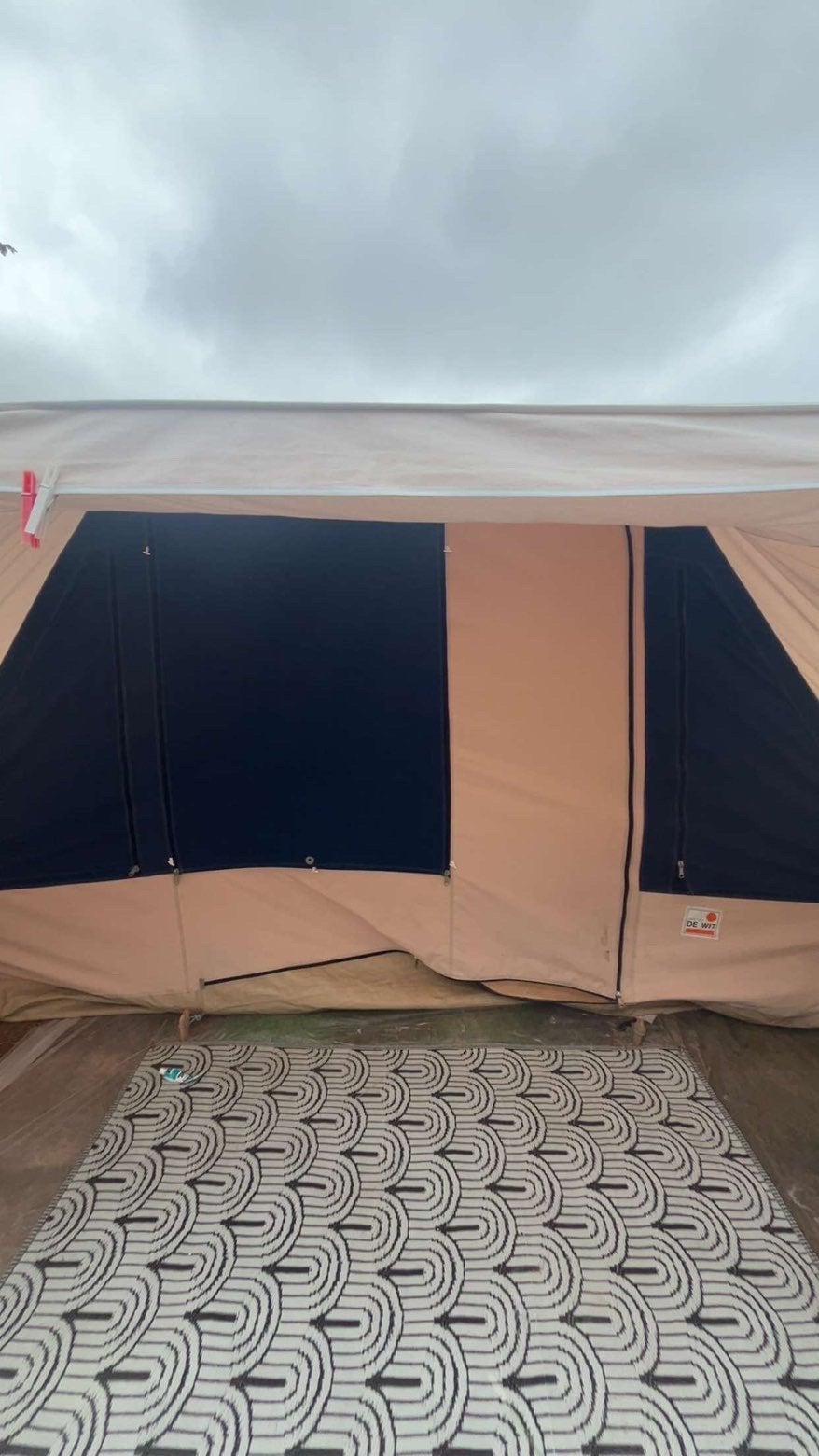 De wit tent, Caravans en Kamperen, Tenten, Ophalen of Verzenden, Zo goed als nieuw