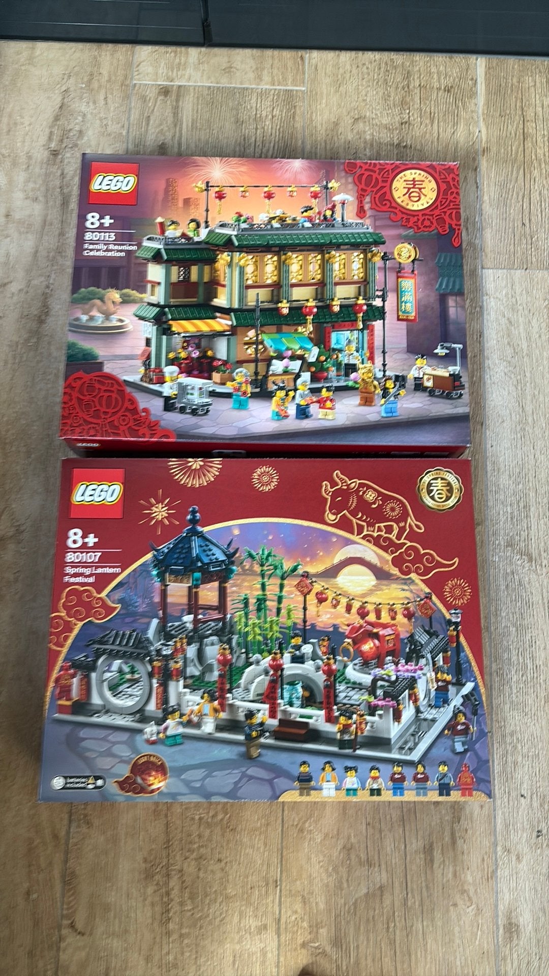 2 chinees nieuwjaar sets 80113 en 80107, Overige thema's, Lego, Nieuw, Ophalen of Verzenden