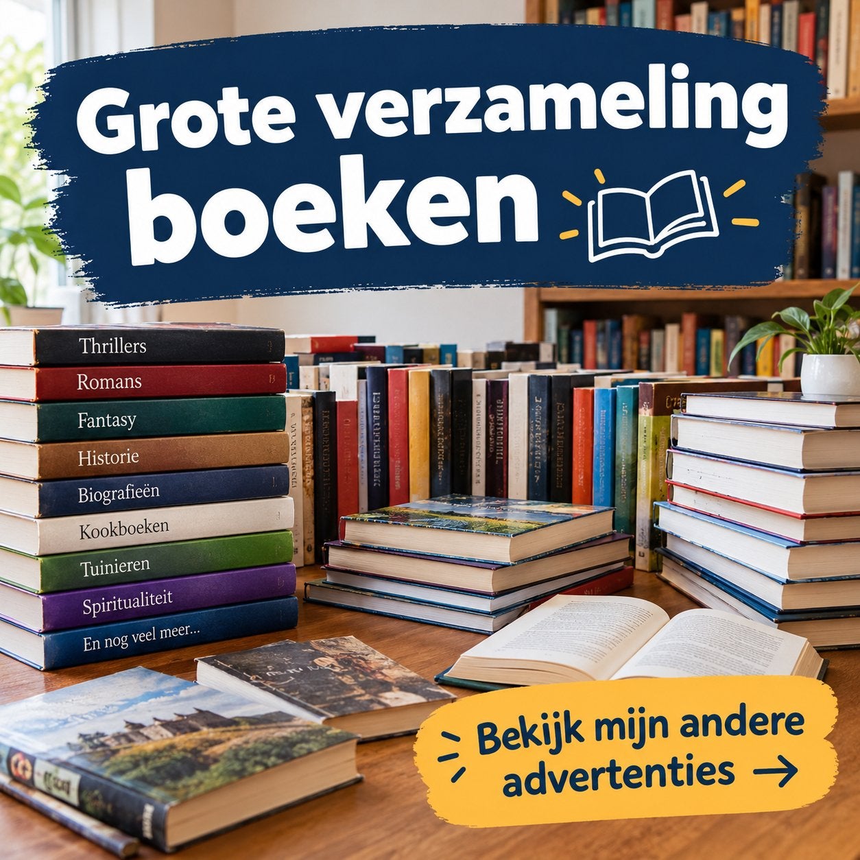 Grote verzameling boeken - Diverse genres, Boeken, Ophalen of Verzenden, Gelezen