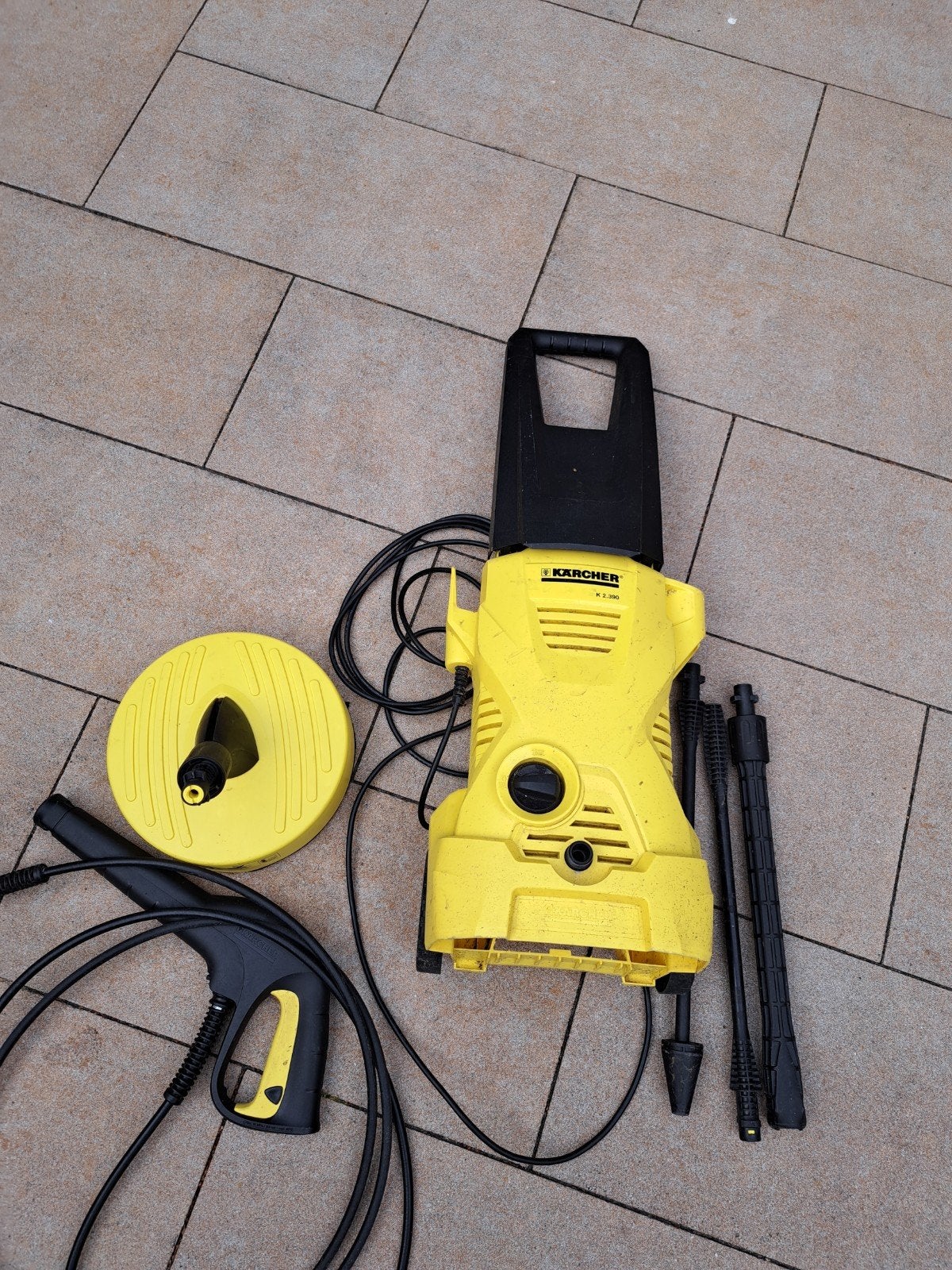 Kärcher K 2.390 hogedrukreiniger met terrasreiniger, Tuin en Terras, Hogedrukreinigers, Gebruikt, Elektrisch, Ophalen of Verzenden