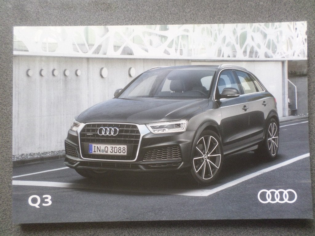Audi Q3 Brochure, Boeken, Auto's | Folders en Tijdschriften, Zo goed als nieuw, Audi, Ophalen of Verzenden