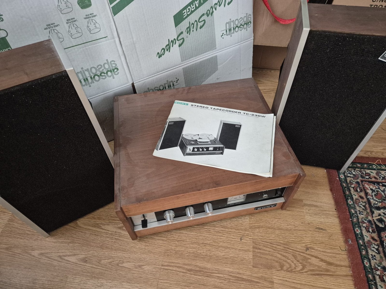 Sony Tapecorder TC230-W, Ophalen, Gebruikt, Minder dan 60 watt, Sony