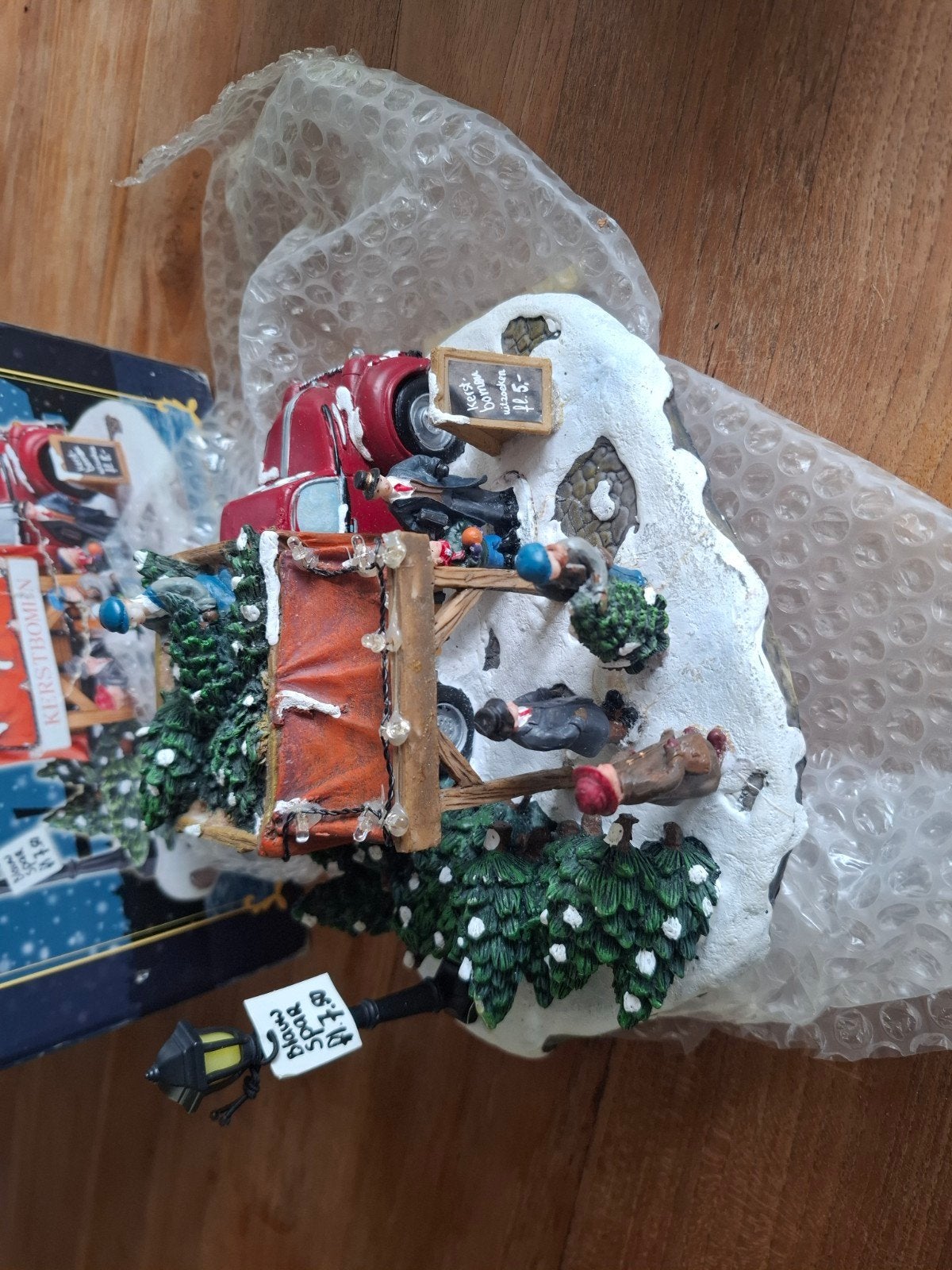 kerstdorphuisjes, Ophalen