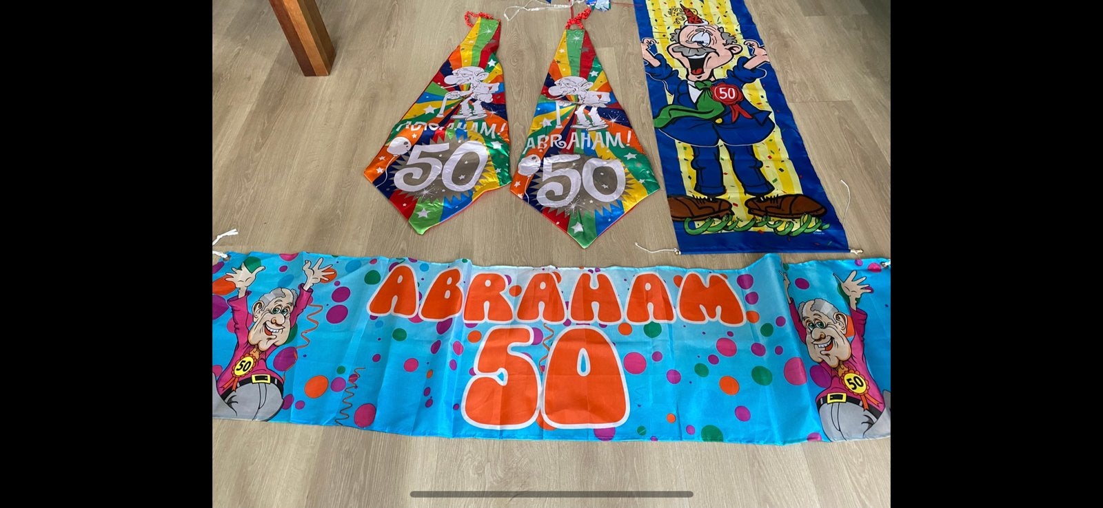 Abraham versiering - Alles voor een geslaagd feest!, Hobby en Vrije tijd, Feestartikelen, Ophalen of Verzenden, Versiering, Verjaardag