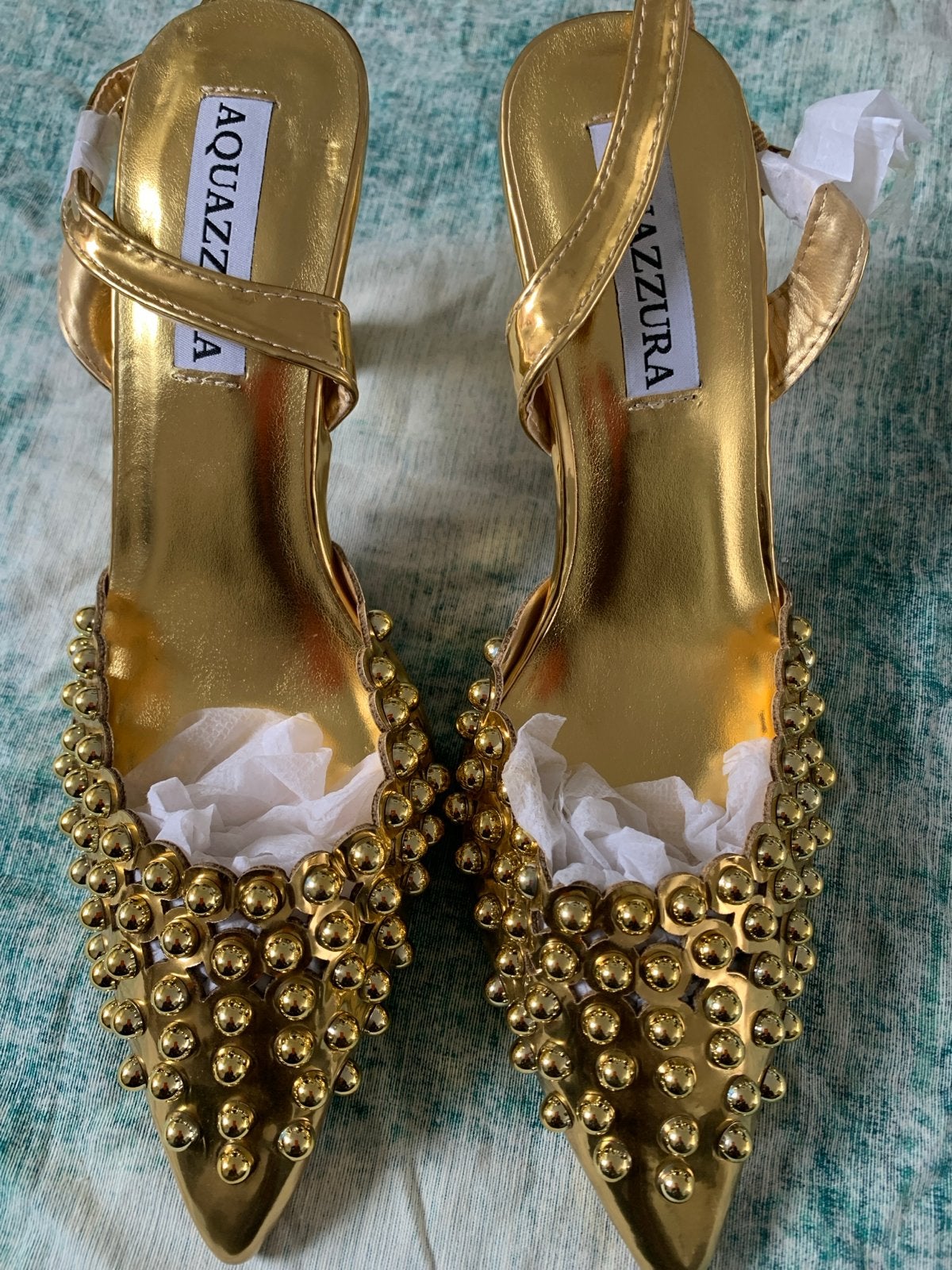 Mooie AQUAZZURA schoenen voor dames maat 38, Ophalen of Verzenden, Nieuw, Overige kleuren, Schoenen met hoge hakken