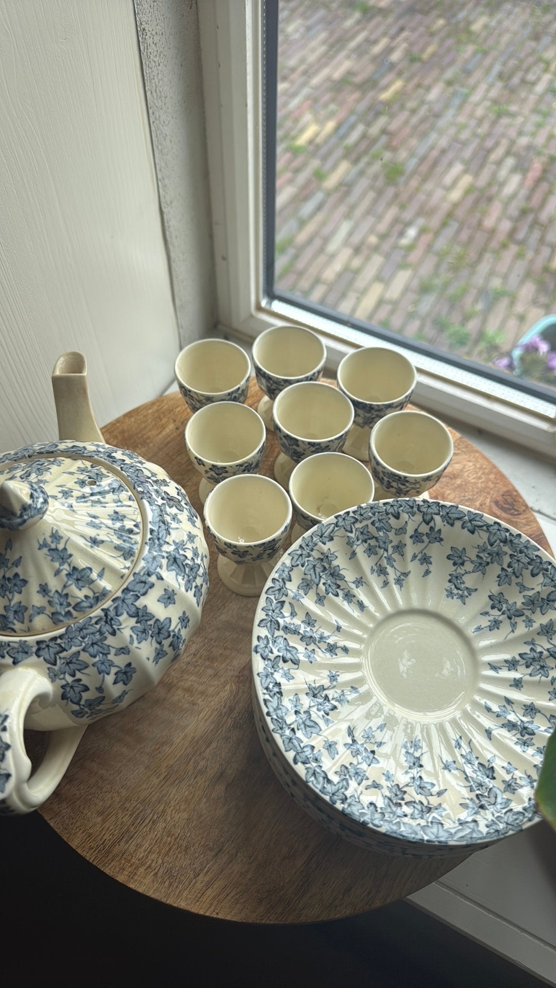 vintage Crown Ducal Early English Ivy servies, Ophalen of Verzenden