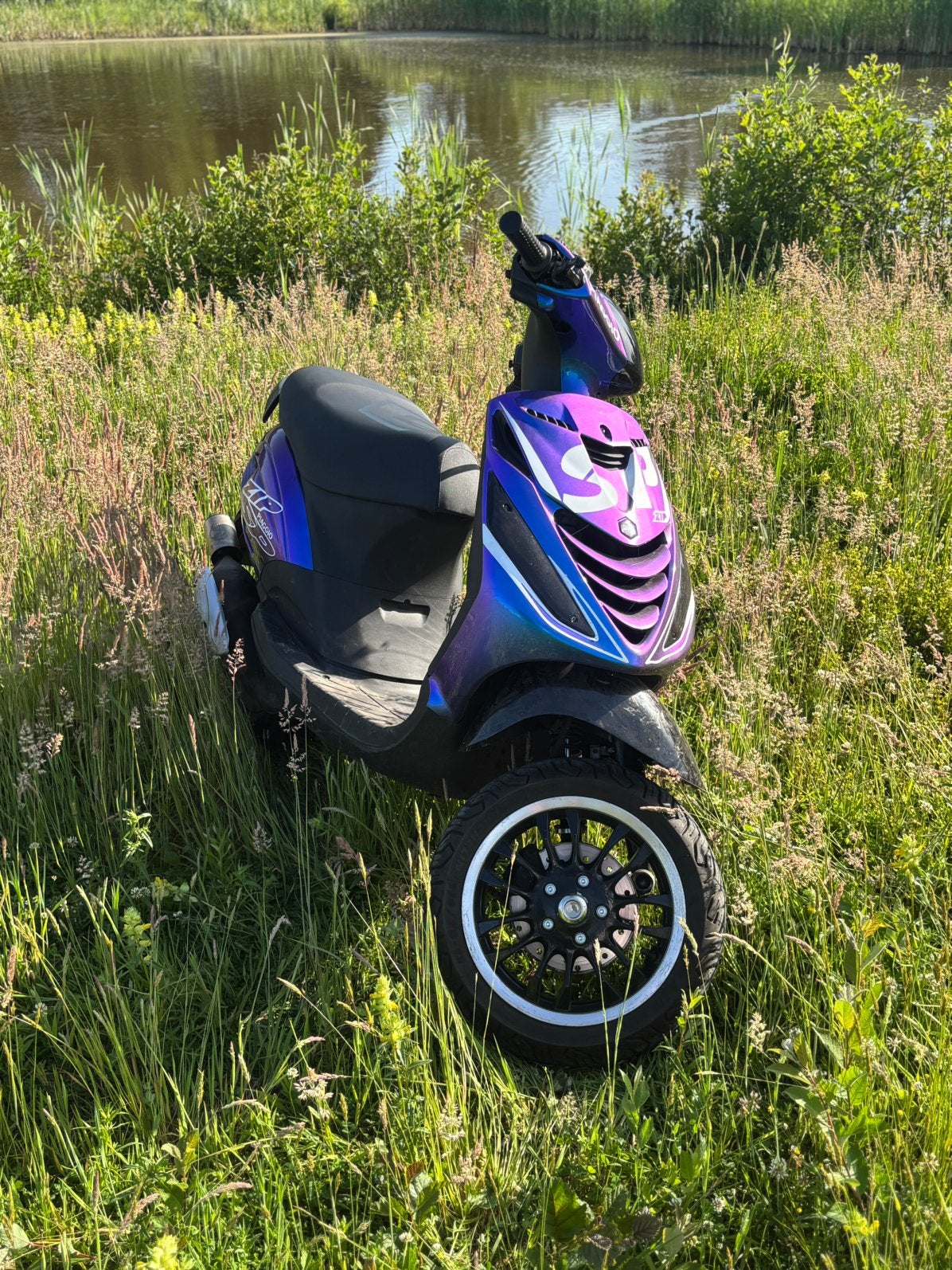 Zip 70cc massive bus omlas!, Ophalen, Zo goed als nieuw, Tweetakt, Zip