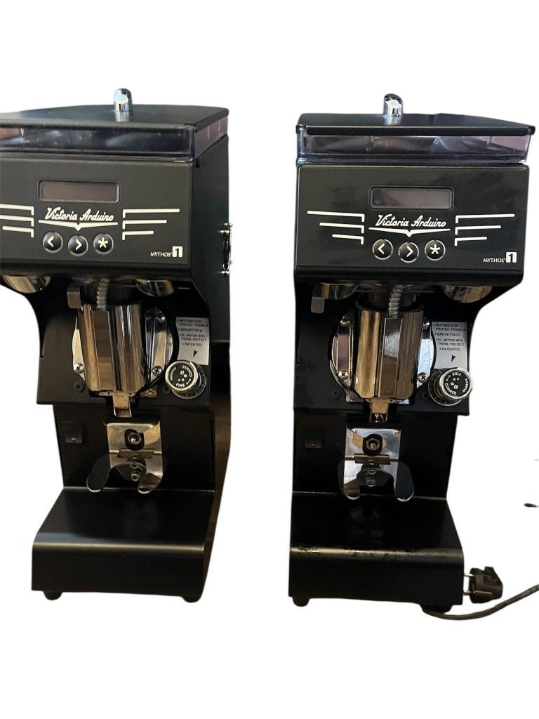 Victoria arduino mythos one professionele koffiemolens (2X), Ophalen, Gebruikt, Overige merken, Koffiemolen