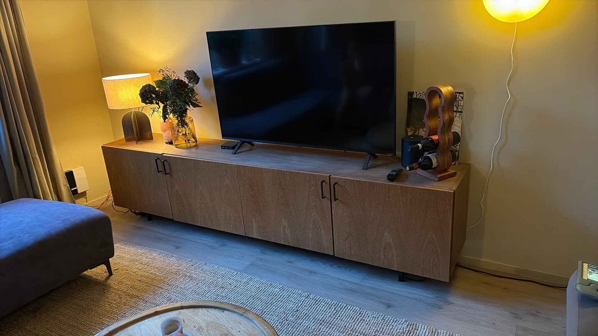 Vintage/retro dressoir tv meubel, Ophalen, Gebruikt, 200 cm of meer, Minder dan 100 cm