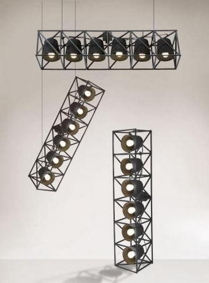 Seletti Multilamp Line hanglamp – Design by Emanuele Magini, Ophalen, Zo goed als nieuw, Metaal
